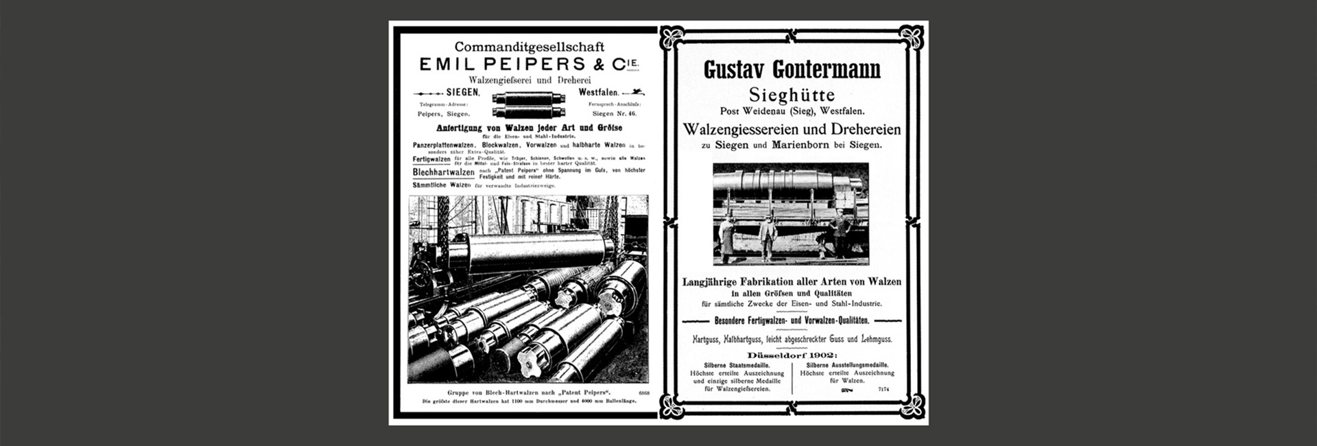 Gontermann-Peipers Firmengeschichte 