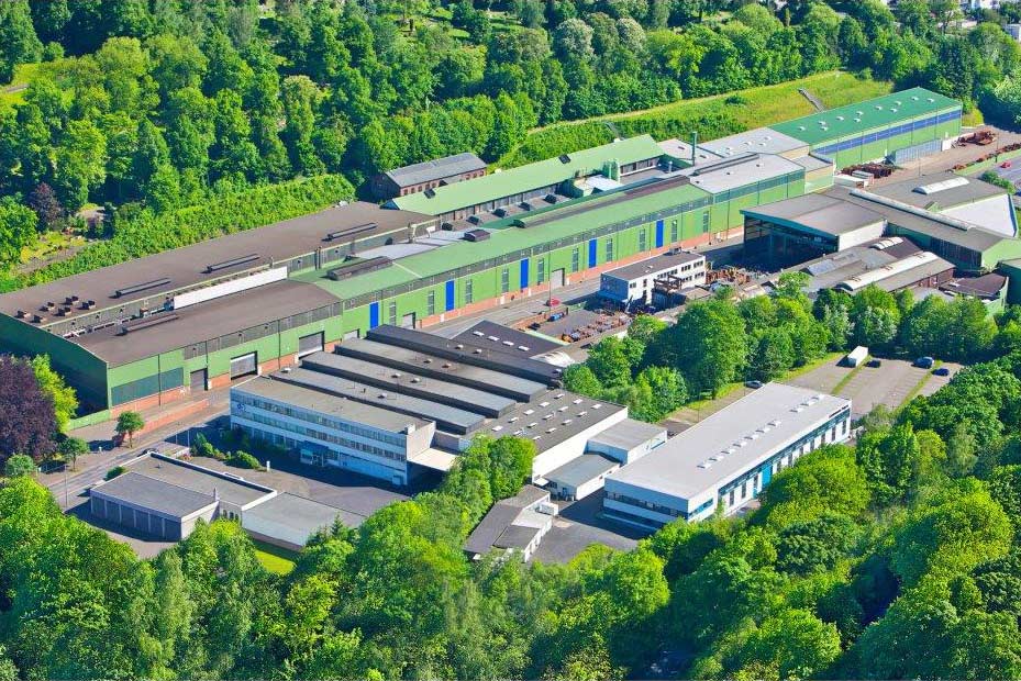 Luftbild Gontermann-Peipers Werk Marienborn Siegen Gießerei Mechanische Bearbeitung