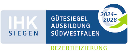 Gütesiegel Ausbildung Siegen Gontermann-Peipers IHK Siegen Rezertifizierung